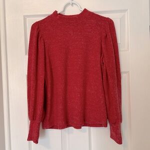 Zenana Luxe Hacci Puff Sleeve Sweater
